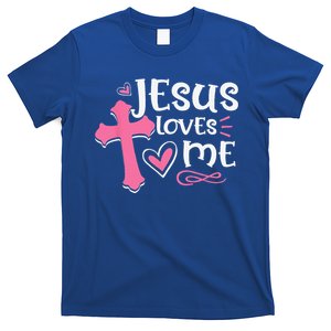 Awesome Religious Jesuss Love Jesus Loves Me Christian T-Shirt