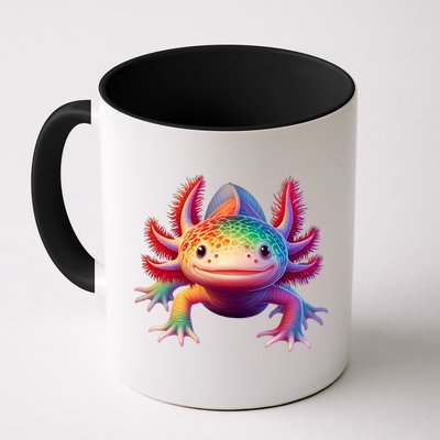Axolotl Rainbow Kawaii Colorful Axolotl Lovers Herpetologist Mug