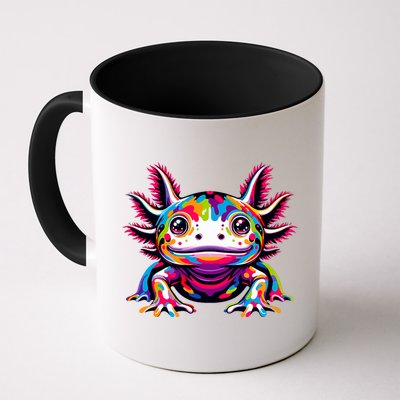 Axolotl Rainbow Kawaii Colorful Love Axolotls Herpetologist Mug