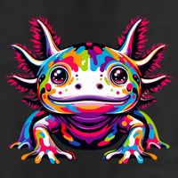 Axolotl Rainbow Kawaii Colorful Love Axolotls Herpetologist Hat