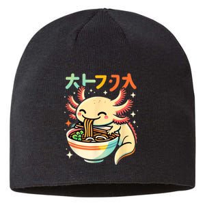 Axolotl Ramen Kawaii Neko Japanese Noodles Aesthetic Sustainable Beanie