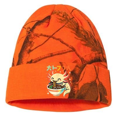 Axolotl Ramen Kawaii Neko Japanese Noodles Aesthetic Kati Licensed 12" Camo Beanie