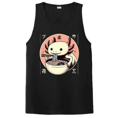 Axolotl Ra Kawaii Neko Japanese Noodles Aesthetic  PosiCharge Competitor Tank