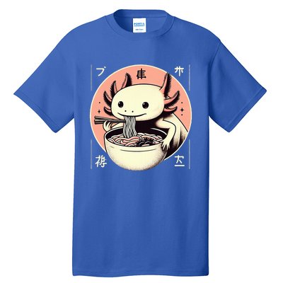 Axolotl Ra Kawaii Neko Japanese Noodles Aesthetic  Tall T-Shirt