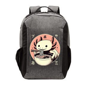 Axolotl Ra Kawaii Neko Japanese Noodles Aesthetic  Vector Backpack