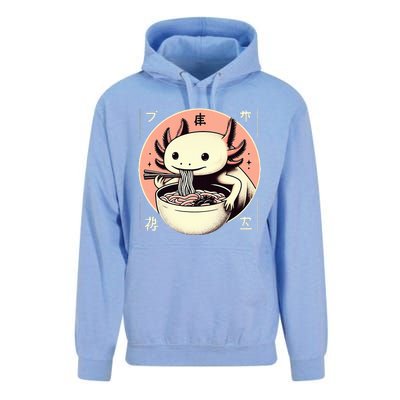 Axolotl Ra Kawaii Neko Japanese Noodles Aesthetic  Unisex Surf Hoodie