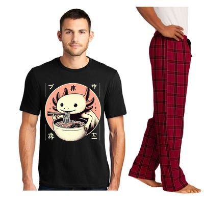 Axolotl Ra Kawaii Neko Japanese Noodles   Pajama Set