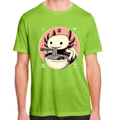 Axolotl Ra Kawaii Neko Japanese Noodles   Adult ChromaSoft Performance T-Shirt