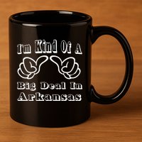 Arkansas Big Deal 11oz C Handle Ceramic Mug
