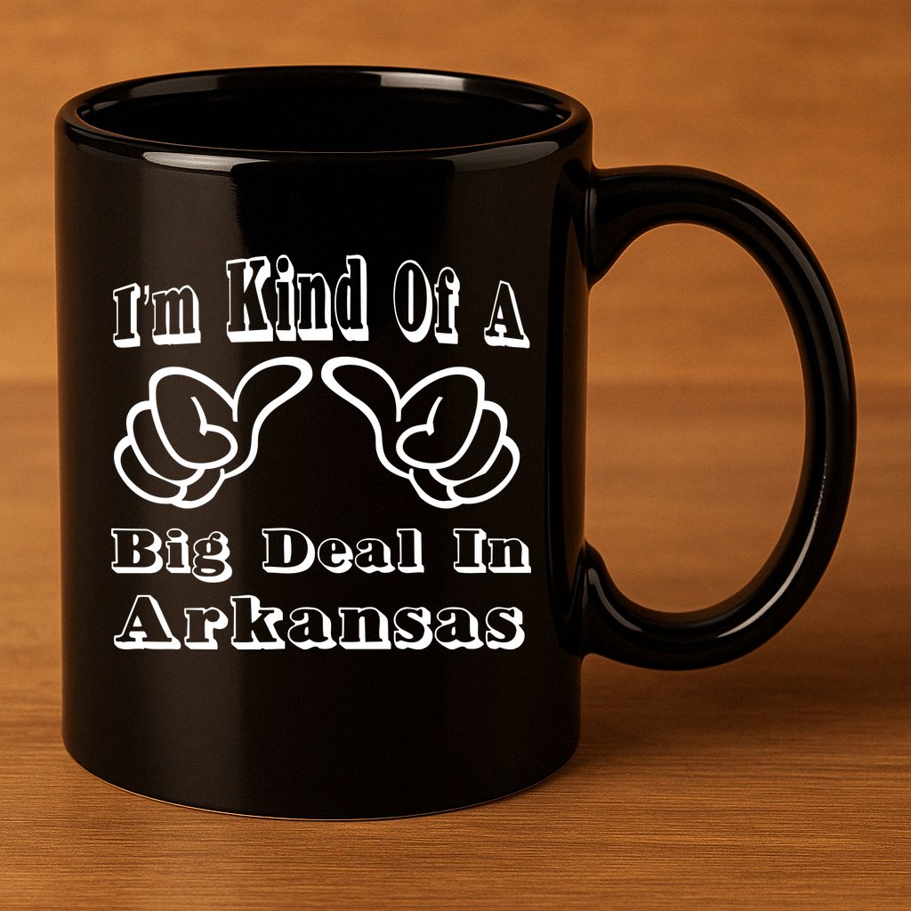Arkansas Big Deal 11oz C Handle Ceramic Mug