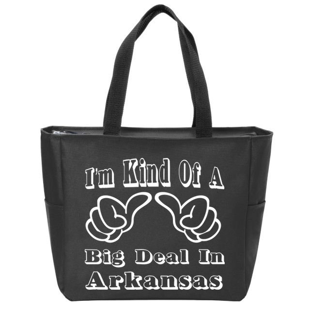 Arkansas Big Deal Zip Tote Bag
