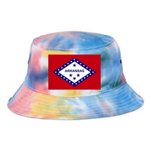 Arkansas State Flag Tie Dye Newport Bucket Hat