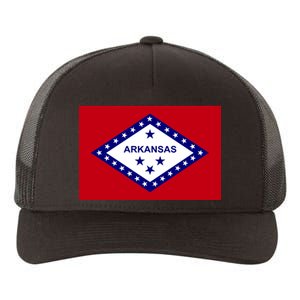 Arkansas State Flag Yupoong Adult 5-Panel Trucker Hat