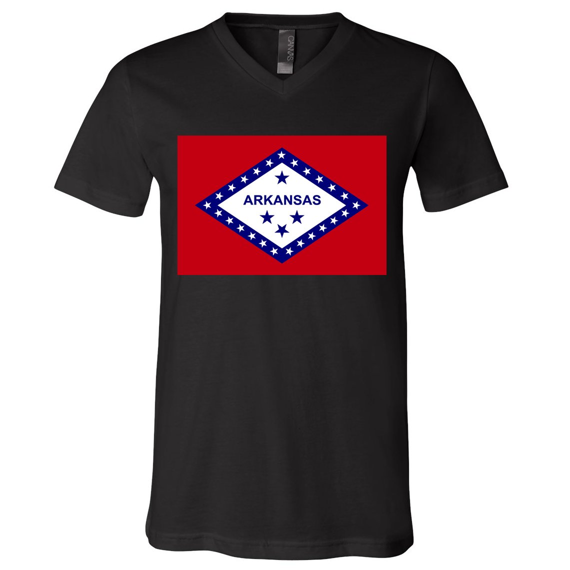 Arkansas State Flag V-Neck T-Shirt