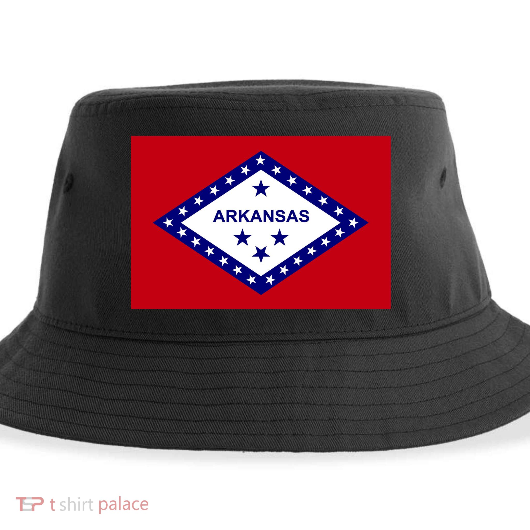Arkansas State Flag Sustainable Bucket Hat