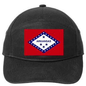 Arkansas State Flag 7-Panel Snapback Hat