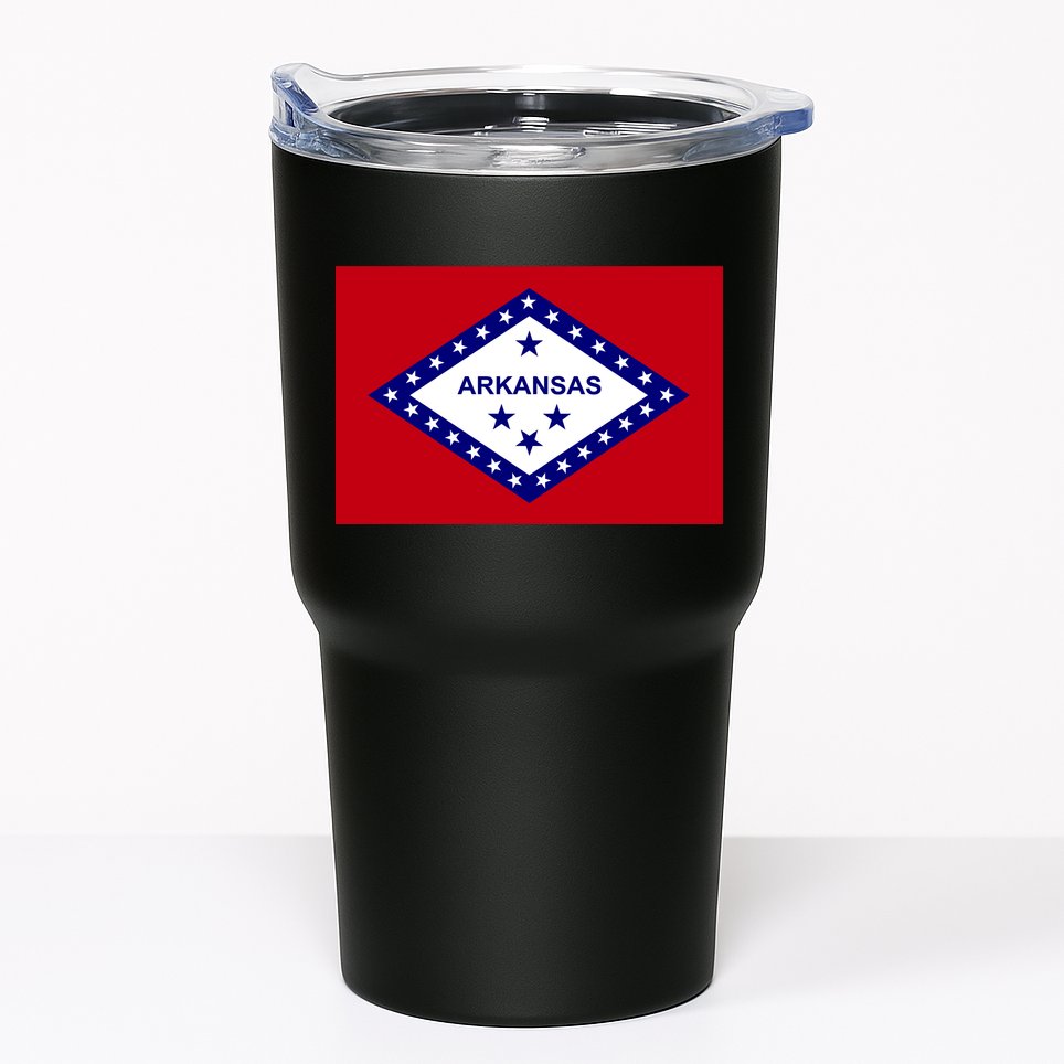 Arkansas State Flag Tumbler