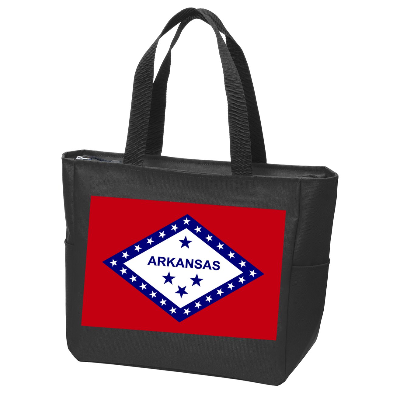 Arkansas State Flag Zip Tote Bag