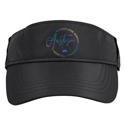 Autism Respect Love Support Acceptance Adult Drive Performance Visor