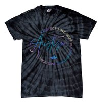 Autism Respect Love Support Acceptance Tie-Dye T-Shirt