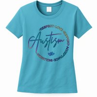Autism Respect Love Support Acceptance Womens T-Shirt