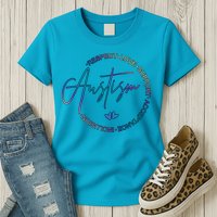Autism Respect Love Support Acceptance Womens T-Shirt