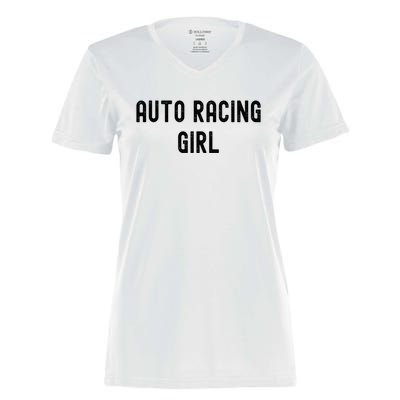 Auto Racing Lover Gift Auto Racing Gift Women's Momentum V-Neck T-Shirt