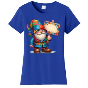 Autism Respect Love Support Gnome Autism Awareness Gift Women's T-Shirt