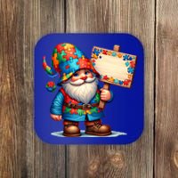 Autism Respect Love Support Gnome Autism Awareness Meaningful Gift Coaster