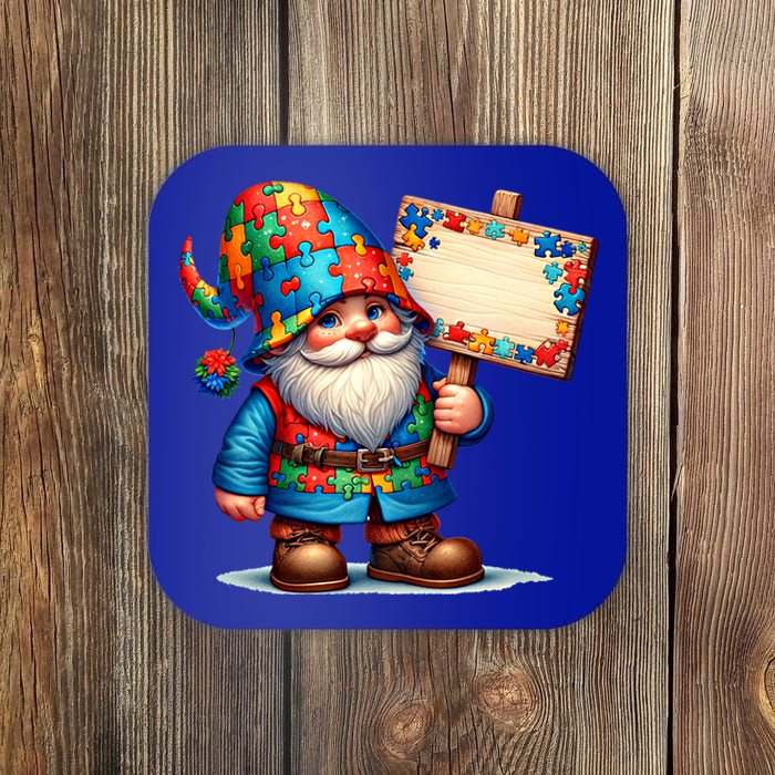 Autism Respect Love Support Gnome Autism Awareness Meaningful Gift Coaster