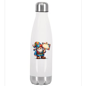 Autism Respect Love Support Gnome Autism Awareness Meaningful Gift Stainless Steel Insulated Water Bottle