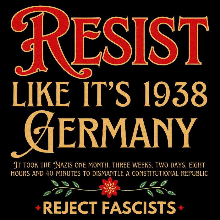 Anti-Fascism Resist Like Its 1938 Germany Reject Fascism Sustainable Bucket Hat