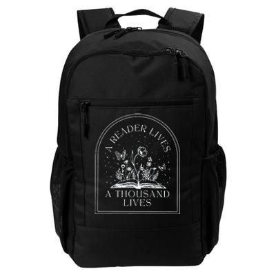 A Reader Lives A Thousand Lives Love Reading Bookish Daily Commute Backpack