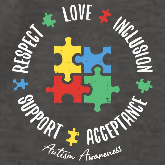 Autism Respect Love Support Autism Awareness Vector Backpack