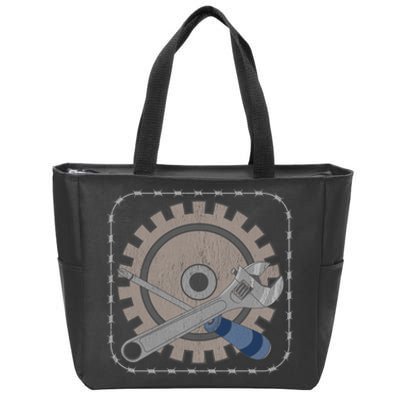 Automobile Restoration Lovers Car Repair Auto Mechanic Zip Tote Bag