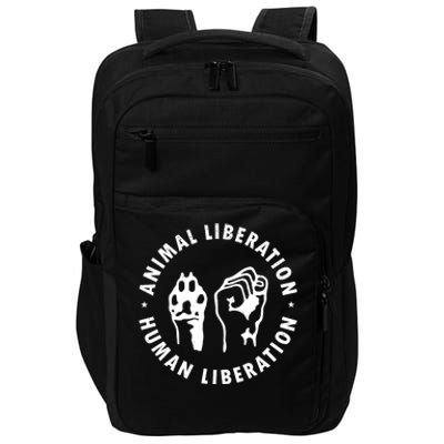 Animal Rights Liberation Vegan Vegetarian Gift Impact Tech Backpack