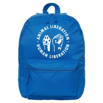 Animal Rights Liberation Vegan Vegetarian Gift 16 in Basic Backpack