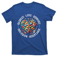 Autism Respect Love Support Autistic Awareness Gift T-Shirt