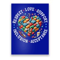 Autism Respect Love Support Autistic Awareness Gift Poster