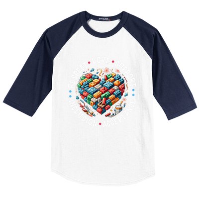 Autism Respect Love Support Autistic Awareness Gift Baseball Sleeve Shirt