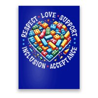 Autism Respect Love Support Autistic Awareness Gift Poster