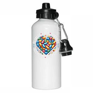 Autism Respect Love Support Autistic Awareness Gift Aluminum Water Bottle