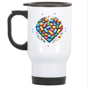 Autism Respect Love Support Autistic Awareness Gift Stainless Steel Travel Mug