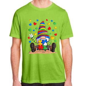 Autism Respect Love Support Gnome Autism Awareness Great Gift Adult ChromaSoft Performance T-Shirt