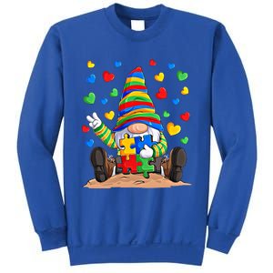 Autism Respect Love Support Gnome Autism Awareness Great Gift Sweatshirt