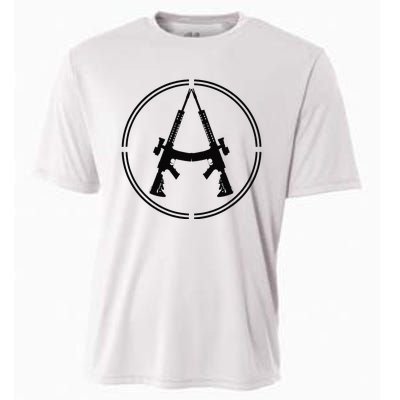 Anarchist Rifles Libertarian Firearm Anarchy Ancap Anarchist Cooling Performance Crew T-Shirt