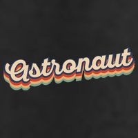 Astronaut Retro Logo 7 Panel Mesh Trucker Snapback Hat