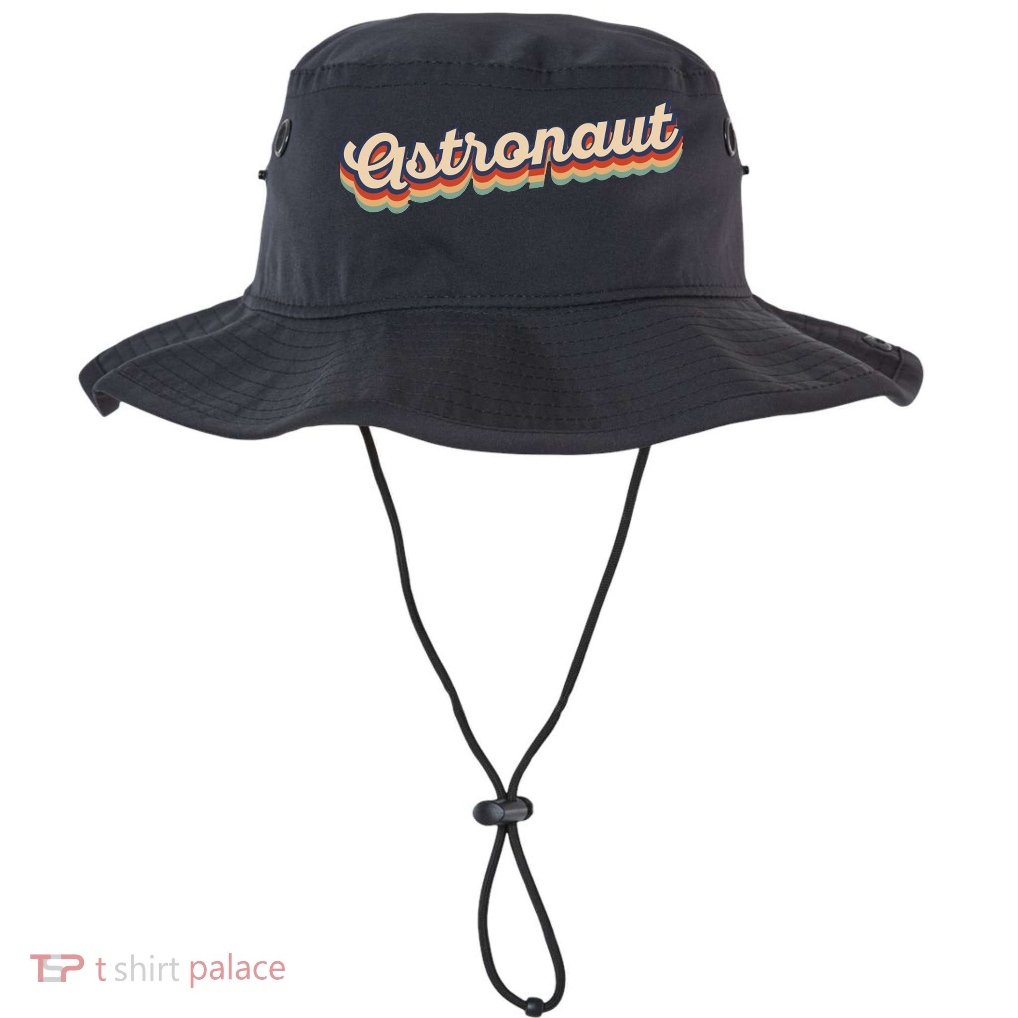 Astronaut Retro Logo Bucket Hat