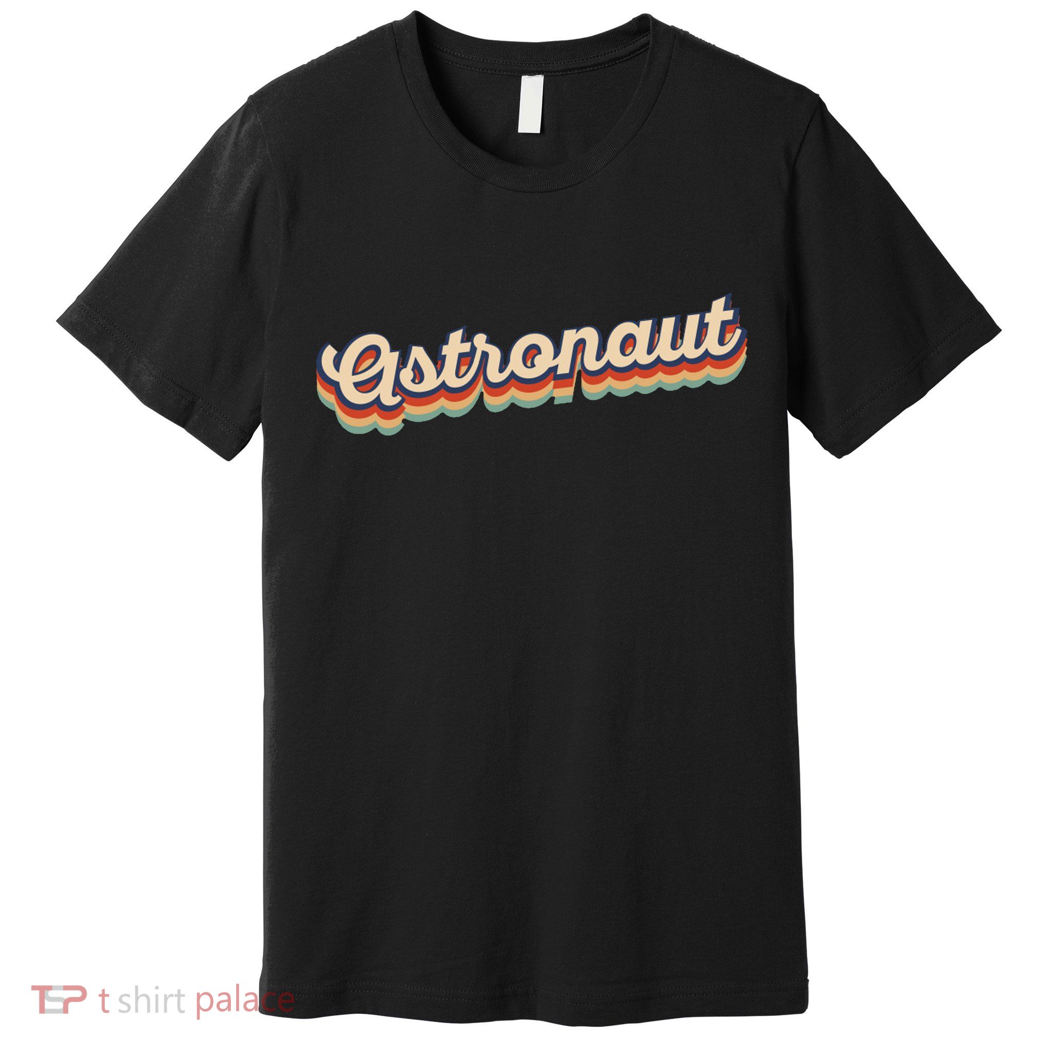 Astronaut Retro Logo Premium T-Shirt