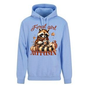 Autumn Raccoon Lover Gift For Fall Enthusiasts Unisex Surf Hoodie